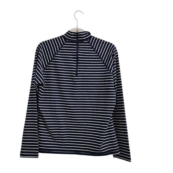 Garnet Hill Signature‎ Rash Guard XL Striped Blue White Longsleeve Swimwear - Picture 8 of 10